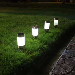 ABS IP65 wasserdichte Solar-Gärtenlampen für den Außenbereich Mini-Solar-Spitzenlampe für Patio Garten Rasen Landschaft Wegbeleuchtung Solar-Lichter für den Außenbereich