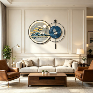 <span class=keywords><strong>Orologio</strong></span> <span class=keywords><strong>da</strong></span> <span class=keywords><strong>Parete</strong></span> Decorativo di Lusso, <span class=keywords><strong>Orologio</strong></span> Estetico Moderno per Soggiorno e Sala <span class=keywords><strong>da</strong></span> Pranzo, <span class=keywords><strong>Orologio</strong></span> Artistico <span class=keywords><strong>da</strong></span> <span class=keywords><strong>Parete</strong></span> - Product Image 2