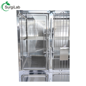 Hot Sale 5 Doors Pet <strong>Dog</strong> Cage 304 Stainless Steel Veterinary Combination Jaula For <strong>Dogs</strong> And Cats