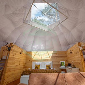 Maison <span class=keywords><strong>en</strong></span> <span class=keywords><strong>yourte</strong></span> <span class=keywords><strong>de</strong></span> luxe prédécoupée <span class=keywords><strong>en</strong></span> <span class=keywords><strong>forme</strong></span> <span class=keywords><strong>de</strong></span> dôme pour 4 personnes, idéale pour le Camping familial - Product Image 5