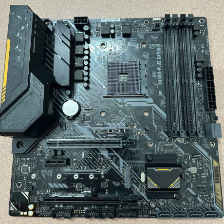 Used B450M Plus Gaming Motherboard AM4 DDR4 M 2 For Ryzen 5 5600 5700X