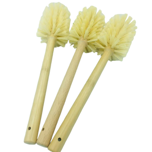 Cero residuos de madera y bambú cepillos de <span class=keywords><strong>cocina</strong></span> sisal Coco plato sartén cepillos de limpieza kit botella cepillo conjunto jabonera - Product Image 6