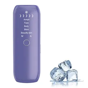Máquina refrigeração gelo remoção cabelo IPL safira Depilador elétrico Depilador a laser Aparelhos refrigeração remoção cabelo