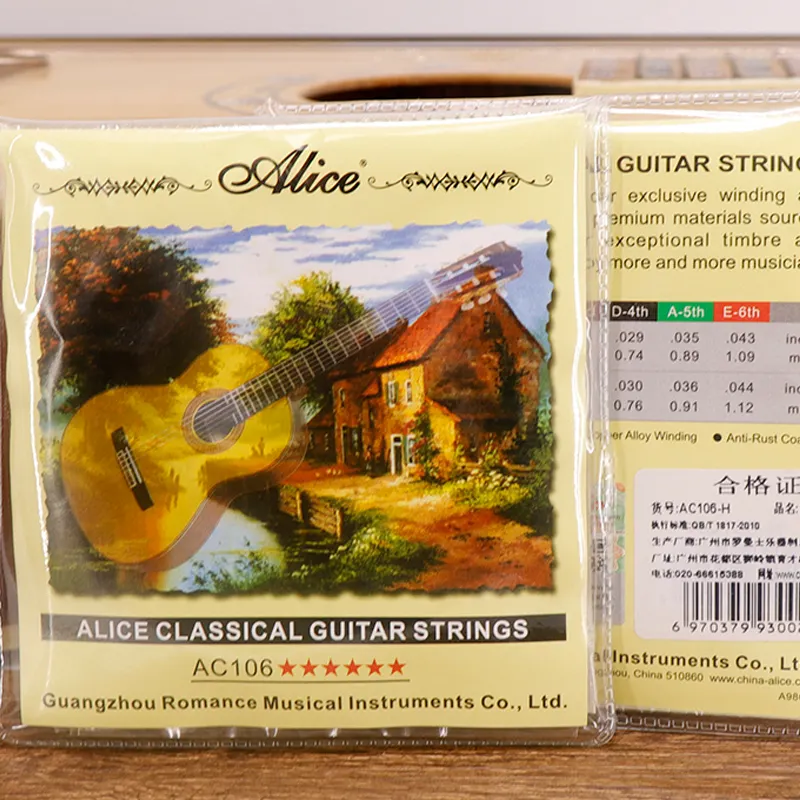 High Quality Wholesale Original Acoustic Classical Alice Guitar String For Guitar