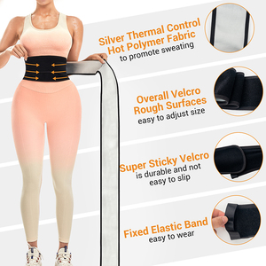 Minceurs Pour <span class=keywords><strong>un</strong></span> Ventre Plat allenamento regolabile dimagrante per Sauna avvolgente scarpe da ginnastica con logo personale - Product Image 3