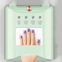 Lampe à ongles LED UV intelligente AI, sécheuse de vernis gel professionnelle, portable, haute puissance, séchage rapide, sûre, soin des mains, usage domestique, logo personnalisé