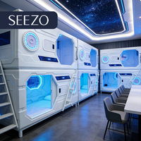 Camas Cápsula Dobles de Plástico de Diseño Moderno para Hoteles, Dormitorios Escolares y Hoteles Cápsula, en Oferta
