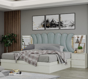 Stile <span class=keywords><strong>moderno</strong></span> camera da letto mobili personalizzabili in legno mobili per la casa <span class=keywords><strong>con</strong></span> caratteristiche di stoccaggio all'ingrosso diretto della fabbrica prezzo economico - Product Image 3