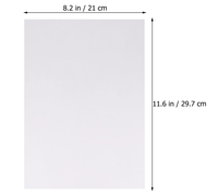 Feuilles de papier anti-adhésif vierges en silicone pour ruban washi double face A4/A5 120g réutilisables