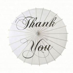 Parasol en papier de bambou blanc peint de 15,5 pouces pour décoration artisanale DIY, idéal pour les centres de table de mariage et les parasols solaires - Mr&Mirs - Product Image 2