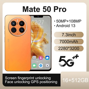 Nhà Máy Giá Mate50 Pro Mở Khóa Dual Sim 16GB + 512GB Giá Rẻ Điện Thoại Thông Minh 7.3 Inch <span class=keywords><strong>Android</strong></span> 12 Dual Sim Thẻ Di Động Điện Thoại Thông Minh - Product Image 2