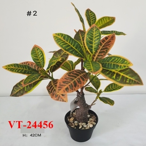 2024 MÁS NUEVO 22CM POLIÉSTER ARTIFICIAL A PRUEBA DE AGUA GREENERY/PLANTAS MINI POTTED - Product Image 4