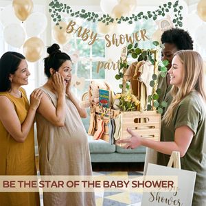 Caja de Almacenamiento de Madera Rectangular para Bebés, <span class=keywords><strong>Cesta</strong></span> de <span class=keywords><strong>Regalo</strong></span> Personalizada para Bebés, <span class=keywords><strong>Cesta</strong></span> Colgante Grande para Guardar Ropa de Recién Nacidos, Niños y Niñas - Product Image 2