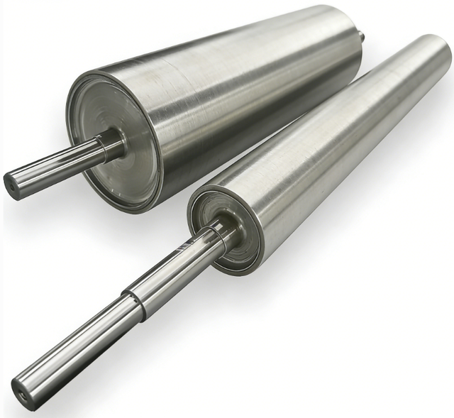 Heavy-Duty SS304 Stainless Steel Rollers for Industrial Automation & Material Handling