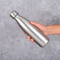 Botella Deportiva Moderna de Acero Inoxidable, Termo de Doble Pared, Aislada al Vacío, a Prueba de Fugas, Taza para Beber en Senderismo