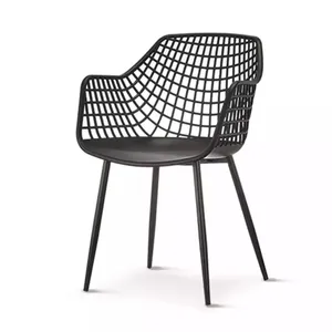 عالية الجودة يي المنزل الأثاث الحديثة تصميم الصين مصنع شبكة بلاستيكية كرسي الطعام غرفة PP مقعد البلاستيك الطعام الكراسي