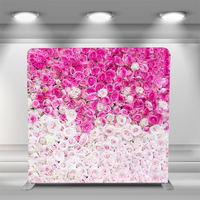 Toile tendue de haute qualité populaire pour photomaton, scène et toile de fond de mariage, avec impression personnalisée