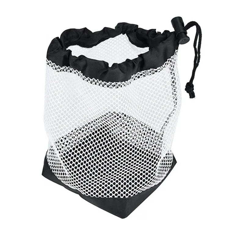 Großhandel schwarze Handtücher Badehandtücher verpackung mehrere Größen Nylon kordelzug Mund Netzbeutel