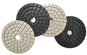 Outils de granit du Brésil Tampons de polissage diamantés en résine de polissage chamois de 4 pouces pour granit de marbre - Product Image 4