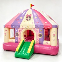 Château gonflable d'extérieur de qualité commerciale avec toboggan pour parc d'attractions, aire de jeux, fête scolaire, divertissement