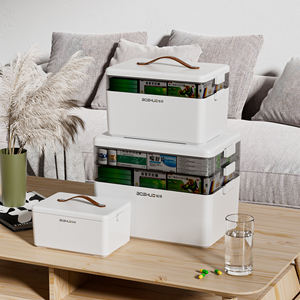 Scatola di medicina di alta qualità Display 3 Tier scatola di immagazzinaggio di medicina pieghevole <span class=keywords><strong>per</strong></span> pillole grande <span class=keywords><strong>contenitore</strong></span> <span class=keywords><strong>per</strong></span> la medicina di imballaggio - Product Image 1