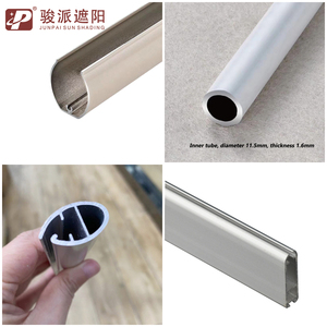 Barra Inferior de Aluminio Personalizada para Persianas Enrollables, Persianas Zebra, Accesorios para Cortinas de Alta Resistencia de 1.5 mm para Sala de Estar, Hotel, Oficina, OEM - Product Image 4
