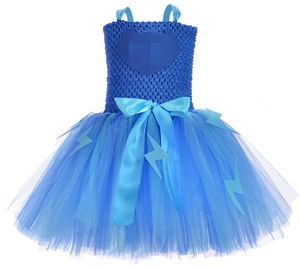 Vestidos tutú para <span class=keywords><strong>niñas</strong></span> Disfraces <span class=keywords><strong>de</strong></span> fiesta <span class=keywords><strong>de</strong></span> estilo superhéroe azul con capa <span class=keywords><strong>de</strong></span> máscara Cosplay <span class=keywords><strong>de</strong></span> Halloween Vestido <span class=keywords><strong>de</strong></span> fiesta <span class=keywords><strong>de</strong></span> Carnaval Novedades - Product Image 4