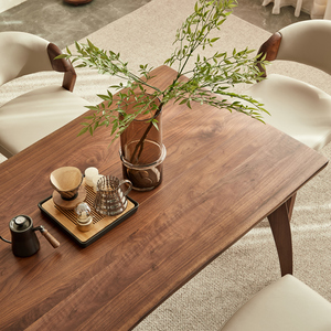 <span class=keywords><strong>Chaise</strong></span> de restaurant rembourrée moderne en bois massif personnalisée avec dossier incurvé Projets de meubles de salle à manger commerciale - Product Image 3