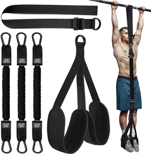 Bandes d'assistance élastiques robustes pour tractions, cordes multi-résistance pour barre simple, équipement de fitness à domicile pour hommes - Product Image 2