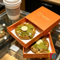 Boîte à tiroir coulissante en papier biodégradable orange pour emballage de biscuits tiramisu avec logo personnalisé, boîte à dessert pour pain ananas