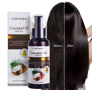 Huile réparatrice pour cheveux à la noix de coco en gros, marque privée, 100 ml - Product Image 1