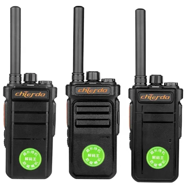 Chierda grosir radio genggam 2w liscense bebas CD101CE radio vox muti-shell walkie talkie dengan senter