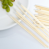 Bâtonnets de barbecue en bambou naturel de qualité supérieure, écologiques, biodégradables, longueur 12-50 cm, bâtonnets en bambou pour barbecue