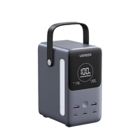 UGREEN Chargeur portable 300W 48000mAh avec écran numérique intelligent, éclairage et mode SOS, batterie externe 153Wh 5 ports