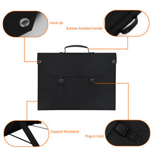 Outdoor Portable Power Supply Station Generator 100W Foldable Solar Panel with <strong>10</strong> in 1 Connect Cables 110V/220V 23% Efficiency - Product Image 5