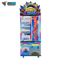 Machine à griffes populaire à monnayeur pour la distribution de prix en plastique, jeu d'amusement pour usage commercial en intérieur, avec batterie rechargeable