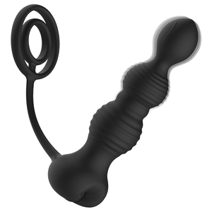 Design ergonomico giocattoli sessuali per adulti massaggiatore Premium 10 frequenza modalità di vibrazione in Silicone Anal tappi materiale ABS per coppie - Product Image 1
