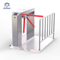 Porte complètement automatique de barrière de tourniquet de trépied de contrôle d'accès de 3 bras de haute sécurité pour le contrôle de sécurité