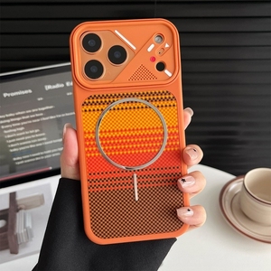 High quality Carbon fiber texture Magnetic Mobile phone case for <b>iPhone</b> 17 16 15 <b>14</b> <b>pro</b> <b>max</b> Frosted <b>Camera</b> protection cover back - Product Image 6