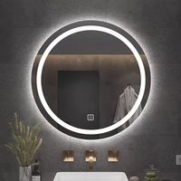 Interrupteur tactile intelligent 12-24V 10A 120W pour miroir de salle de bain, variateur de lumière à une touche, interrupteur inductif pour miroir LED