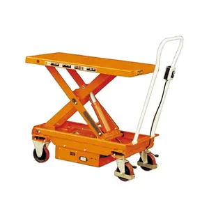 China 1 Ton Hydraulic Battery Operated Scissor Lift Platform