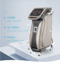 Machine à laser diode 1200W pour l'épilation permanente, traitement rapide avec réservoir d'eau de 5L, système de refroidissement puissant, sûr et confortable