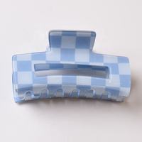 Pince à cheveux rectangulaire tressée en PVC avec sequins, idéale pour les queues de cheval des filles au quotidien
