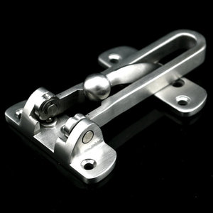 Xinjieliang Anti Theft Buckle 304 Stainless Steel Precision Cast Door <b>Latch</b> Security <b>Lock</b> For Hotel Guesthouse Door - Product Image 2