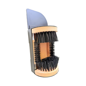 Giày Bàn Chải Sạch Hơn Với Gỗ Xử Lý Hiệu Quả Ngoài Trời Bùn Loại Bỏ Khởi Động Scraper Gấp Bên Bền Nylon Tóc - Product Image 2