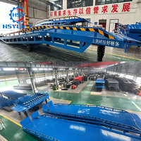 Plateforme élévatrice mobile hydraulique pliable pour le chargement et le déchargement de conteneurs