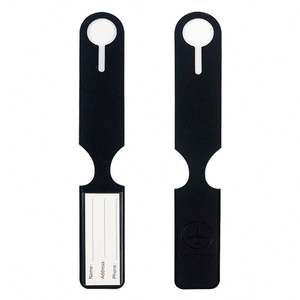 Couverture de passeport magnétique pour équipage de <span class=keywords><strong>cabine</strong></span> <span class=keywords><strong>Étiquette</strong></span> de <span class=keywords><strong>bagage</strong></span> Toile large lumineuse NFC avec logo en fil d'acier PU souple pour une identification facile - Product Image 5