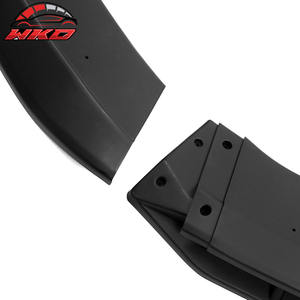 Lèvre de pare-chocs avant compatible avec Honda Accord 2023-2025 11e génération, style IKON V1, noir mat PP, 4 pièces, kit carrosserie de haute qualité - Product Image 6