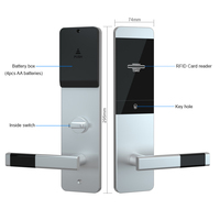 Serrure électronique intelligente Jcsmarts pour hôtels et appartements avec système de verrouillage d'hôtel gratuit pour PC