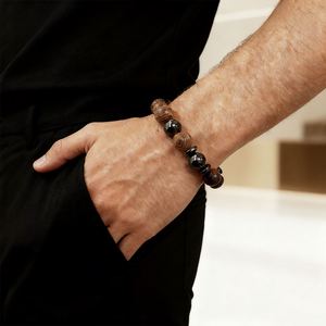 Pulsera de Piedra Natural con Cuentas de Vidrio Coloridas, Joyería Bendecida, Sin Costuras, Fabricante Verificado, Auditoría de Fábrica, Soporte - Product Image 1